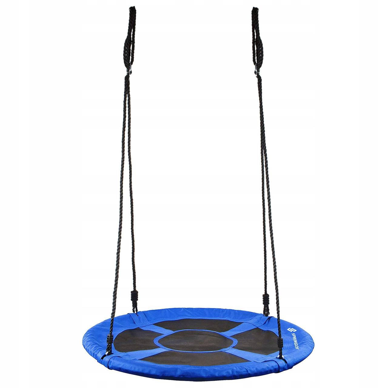 

Подвесные качели-гнездо круглые Springos 120 см NS016. Качели для дома, качели для квартиры, Разные цвета