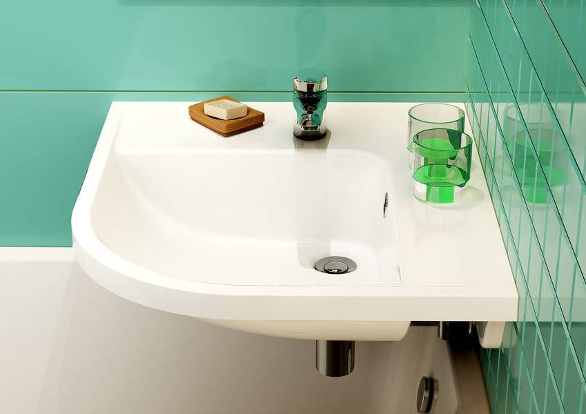 

Умывальник Ravak BeHappy L белый с отверстием