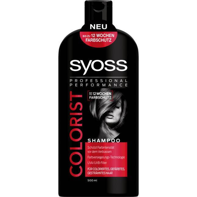 

Syoss Professional Performance COLORIST Shampoo - Шампунь для окрашенных волос, 500 мл