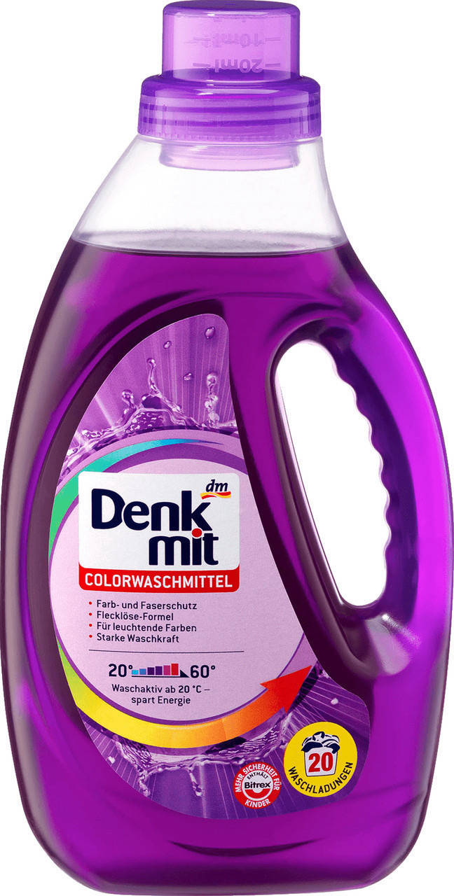 

Гель для стирки цветного белья DenkMit Colorwaschmittel 1,1 л