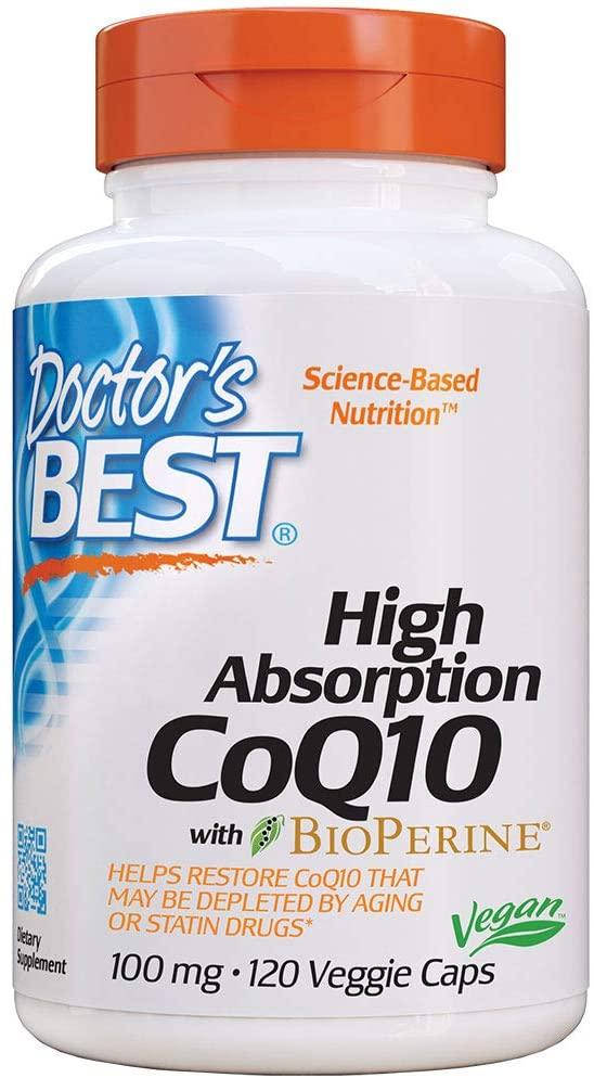 

Коэнзим Q10 Doctor's Best CoQ10 BioPerine 100 mg 120 капсул