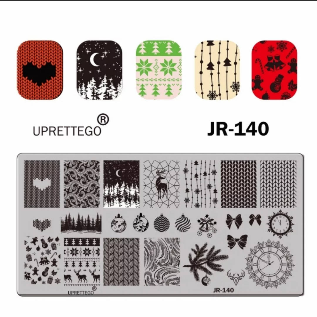 

Зимняя Пластина для стемпинга jr 140