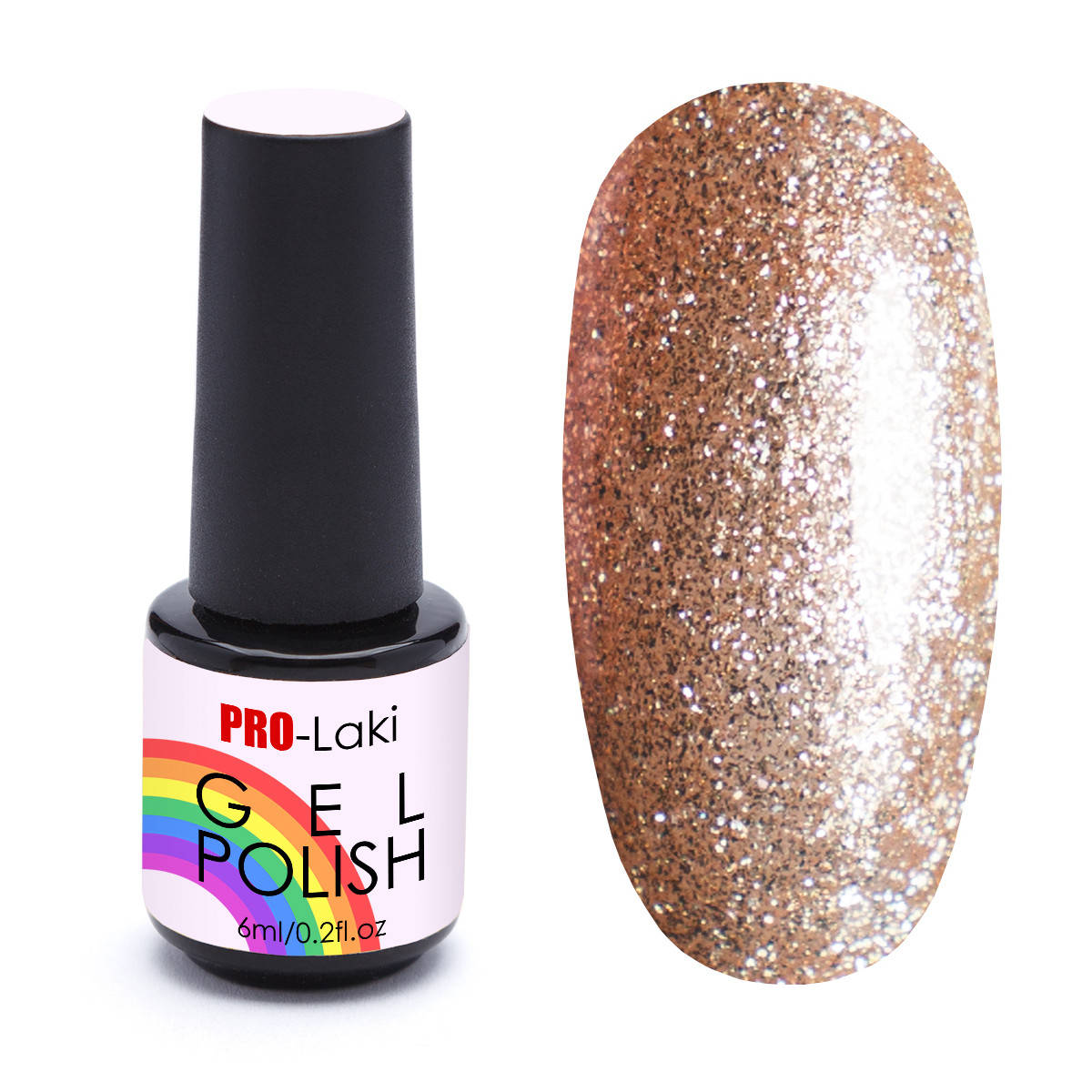 

Гель-лак #68 Розовое золото PRO-Laki 6ml