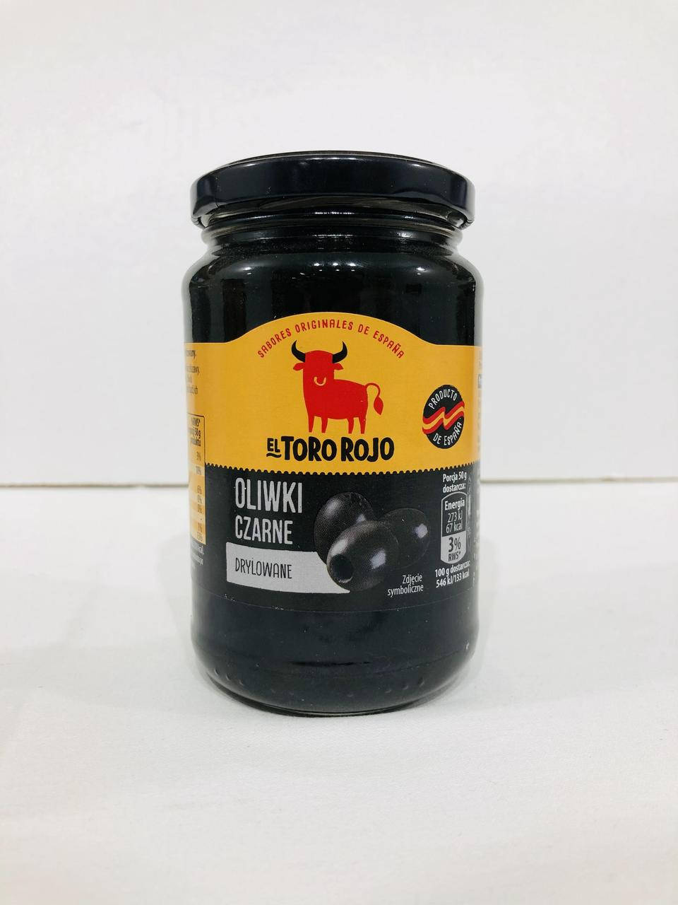 

Оливки El Toro Rojo чорні 340гр