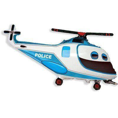 

Фольгированный шар мини фигурный вертолет Police Ник Лопес (Nick “Loop’n” Lopez) Flexmetal (Летачки/Самолеты), Разные цвета