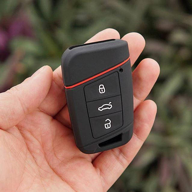 

Силиконовый чехол для ключа Volkswagen Passat,Golf,Tiguan,Touareg,Polo, Jetta,Amarok,Beetle,Bora,Сaddy,Passat, Черный