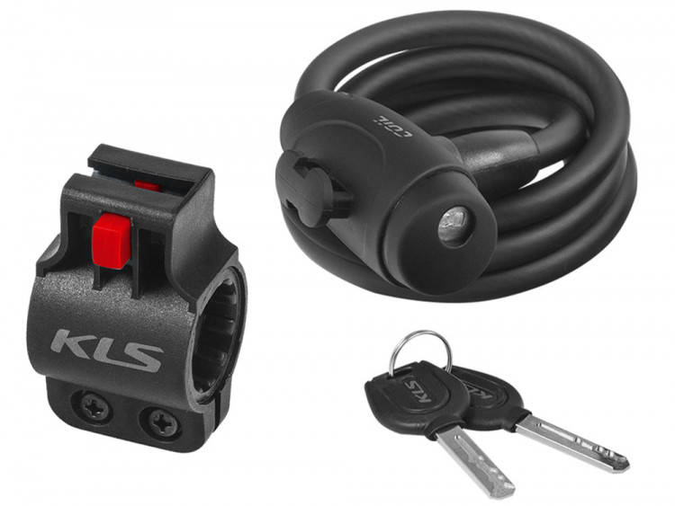 

Велозамок KLS COIL 1500 мм с креплением под ключ