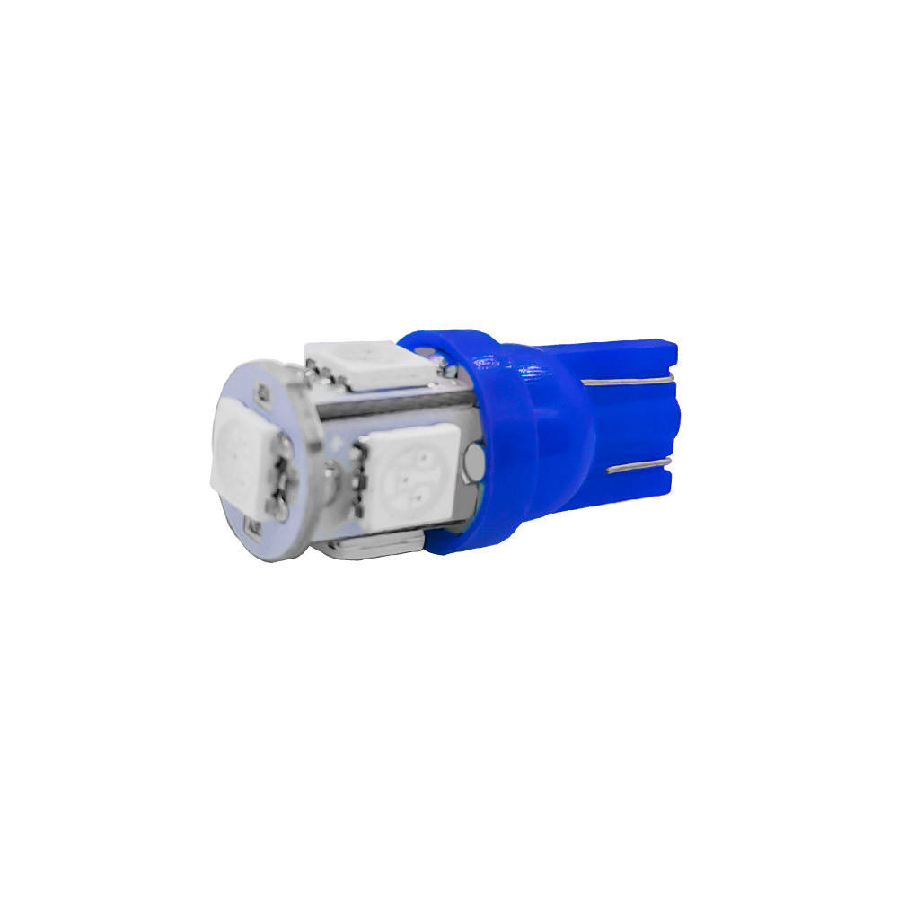 

Светодиодная лампа W5W T10-5050-5SMD синяя
