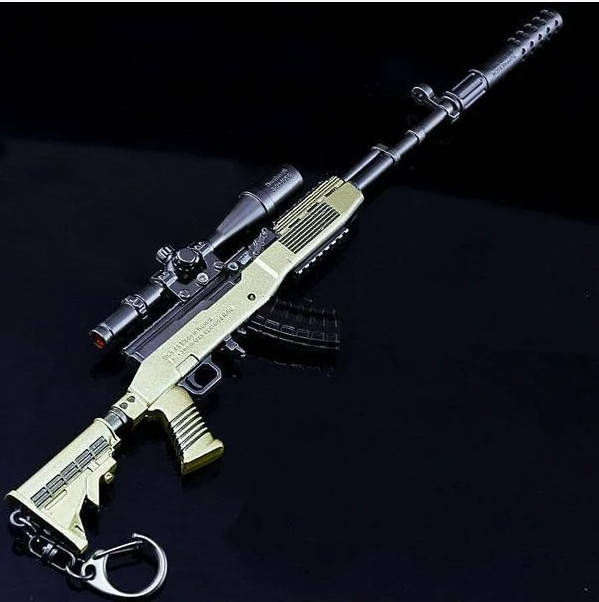 

Снайперская винтовка из игры PUBG SKS Брелок