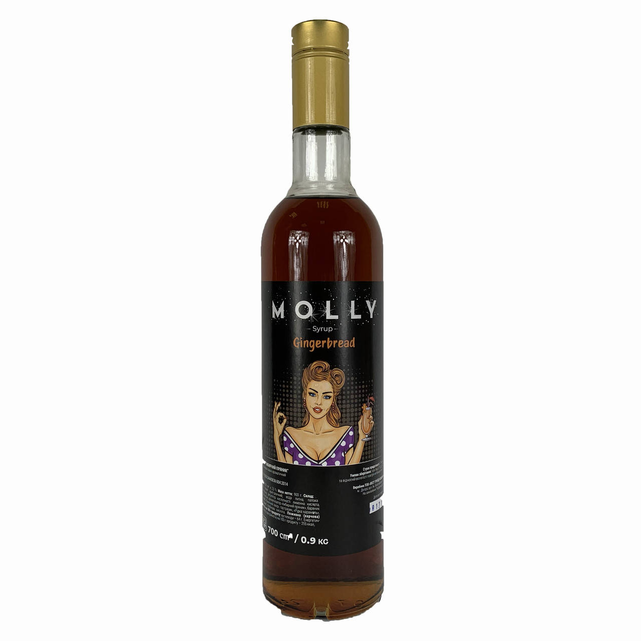 

Сироп MOLLY Имбирный пряник 700 мл