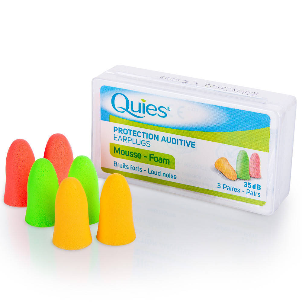 

Пенные беруши для сна Quies 3 пары SNR 35 дБ