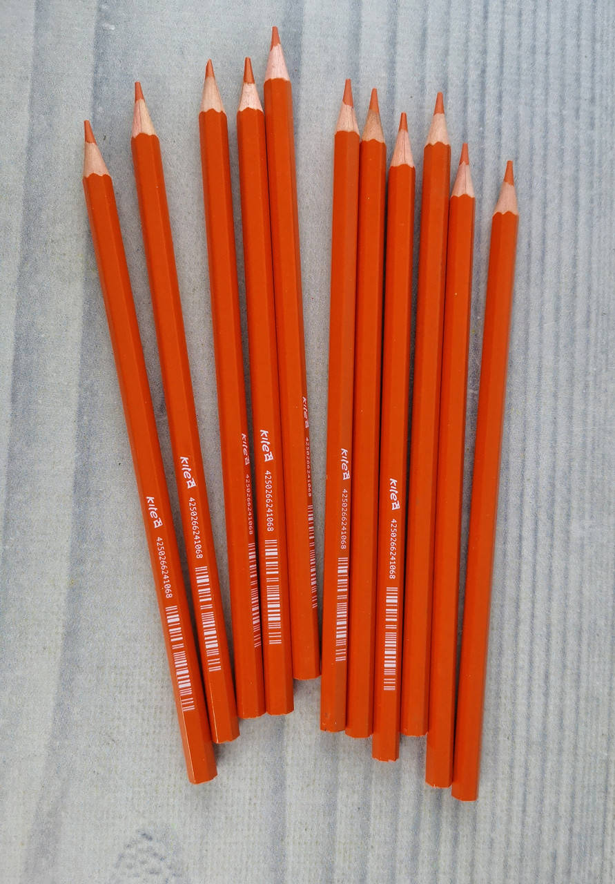 

Карандаши Цветные По-штучно Оранжевый К17-1051-12+ Kite Германия