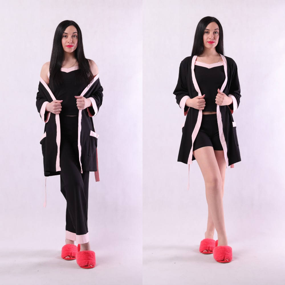 

Женский комплект 4-ка "Womens look black"50р