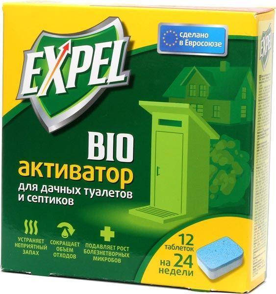 

EXPEL Біоактиватор для дачних туалетів і септиків 1 таблетка