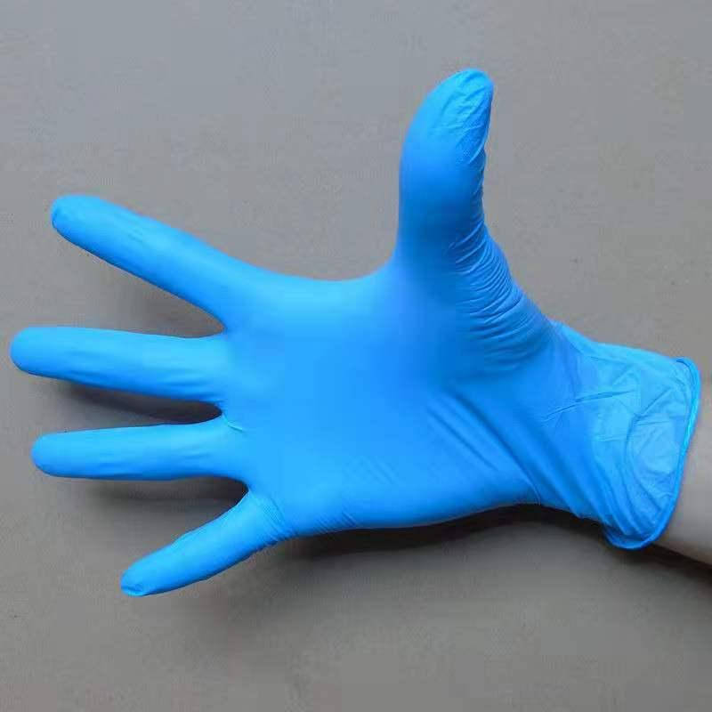 

Перчатки нитрил винил Gloves без пудры размер  ( 100 шт в упаковке, Голубой