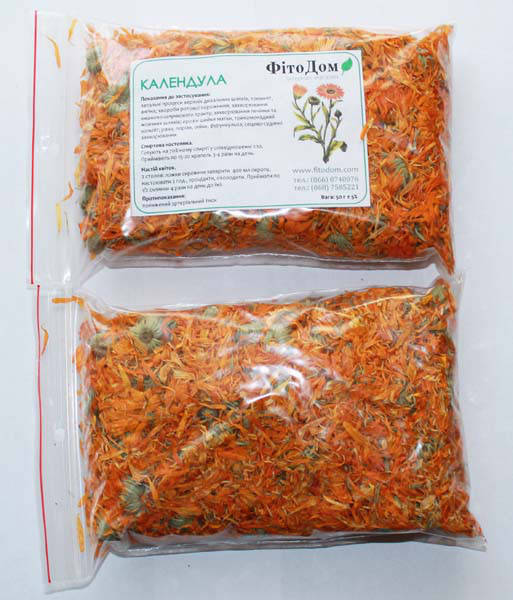 

Календула (цветки), 50 грамм