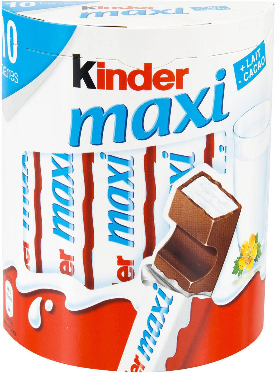 

Батончики Kinder Maxi Milk Chocolate 10s 210g