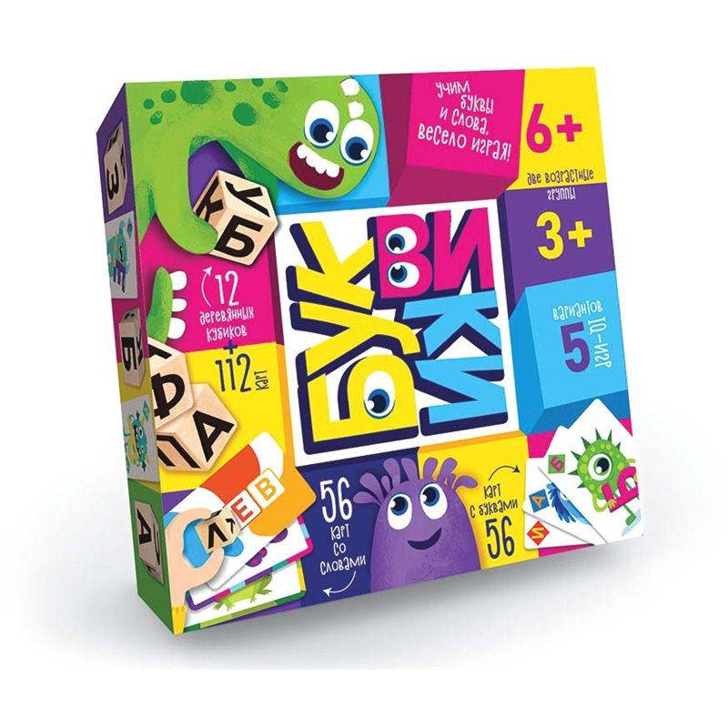 

Настольная игра Danko toys Буквики укр. арт. G-BU-01U