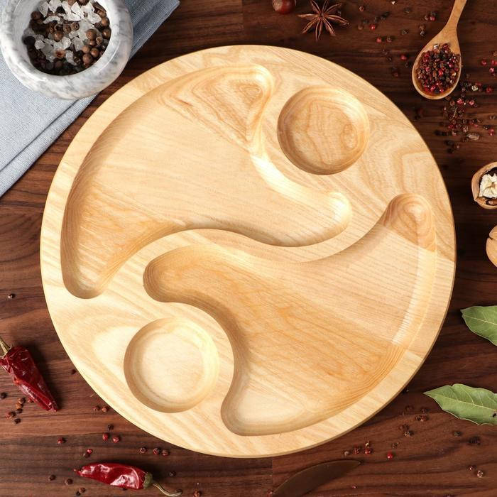 

Менажница деревянная Дуб,ясень D-30