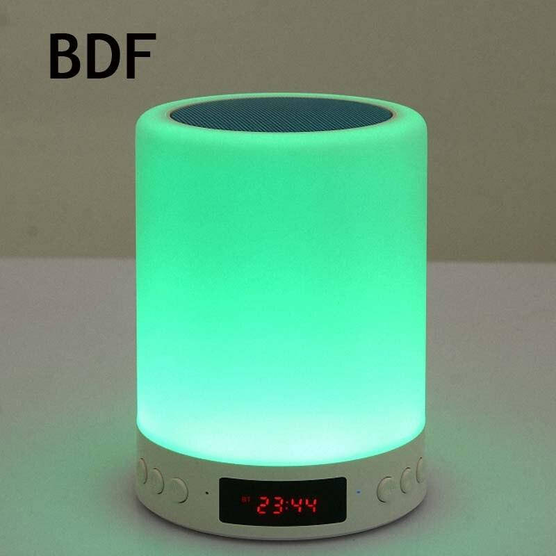 

Портативный динамик Bluetooth с будильником, RGB-ночником и FM-радио колонка