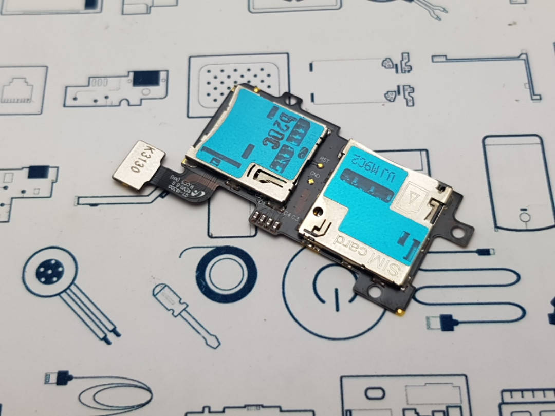

Плата сим карт Samsung GT-i9300 Сервисный оригинал с разборки