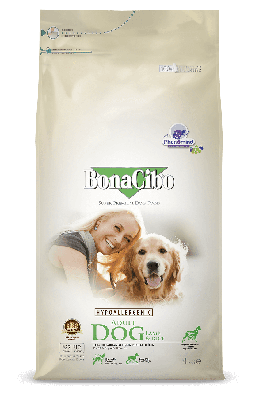 

BonaCibo (Бонасибо) Dog Adult Lamb & Rice сухой корм для собак с ягненком, 15 кг