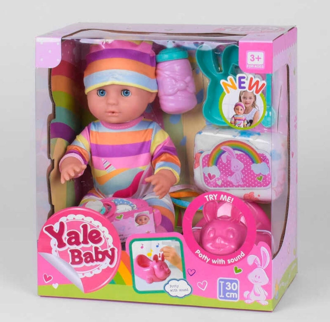 

Кукла пупс Yale baby кушает ходит в туалет с аксессуарами