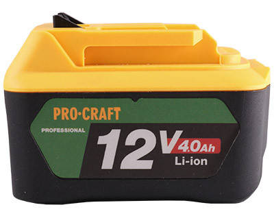 

Аккумулятор безщеточного шуроповерта PRO-CRAFT PA-18 BL, 12 v 4 ah