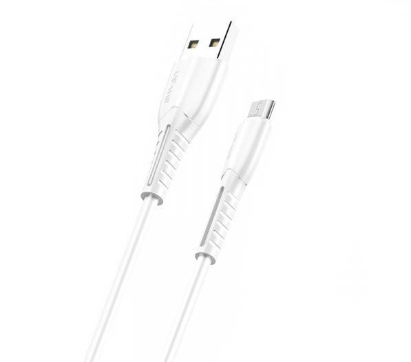 

Usams microUSB U35 2A 1.0m White, Белый