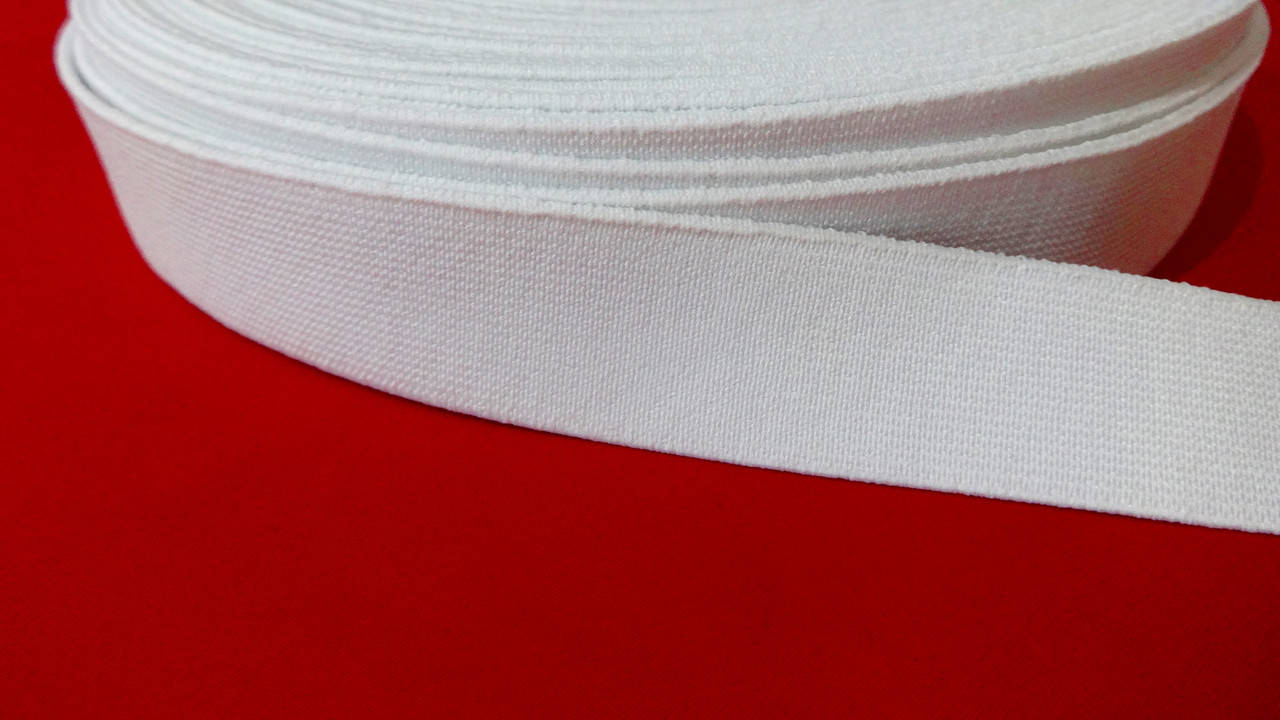 

Резинка 2.5 см белая Fabric Plus, Белый