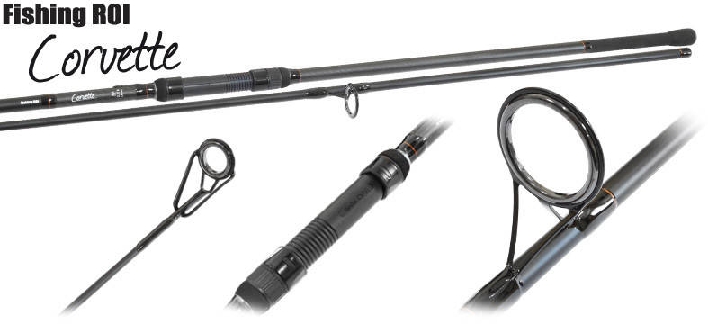 

Удилище карповое 390 3.75lb Fishing Roi Corvette Carp Rod, Черный