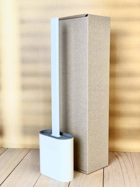 

Туалетный ершик Toilet Brush с гнущейся силиконовой щеткой Голубой (KG-3324)