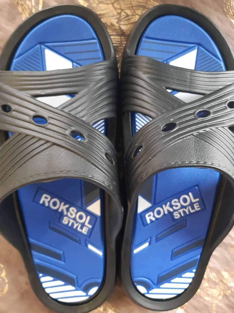 

Шлёпанцы подростковые пляжные из ЭВА (пена) Roksol, синие,36-41 размер. 39, Синий