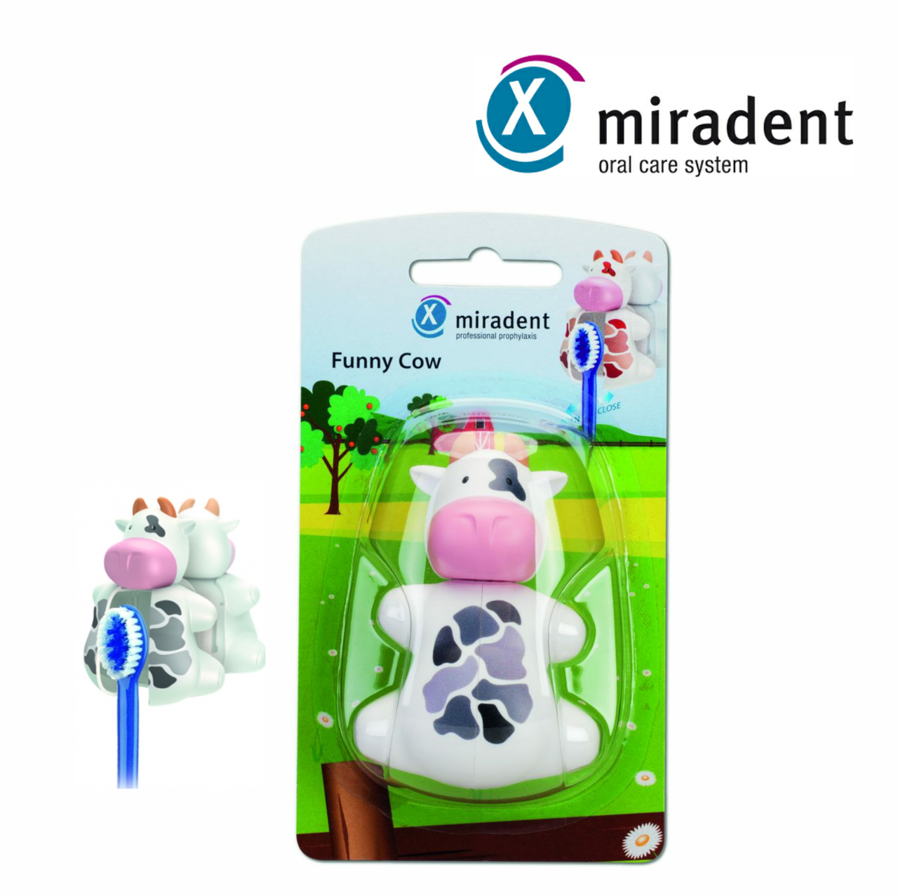 

Гигиенический футляр miradent Funny Animals, коровка