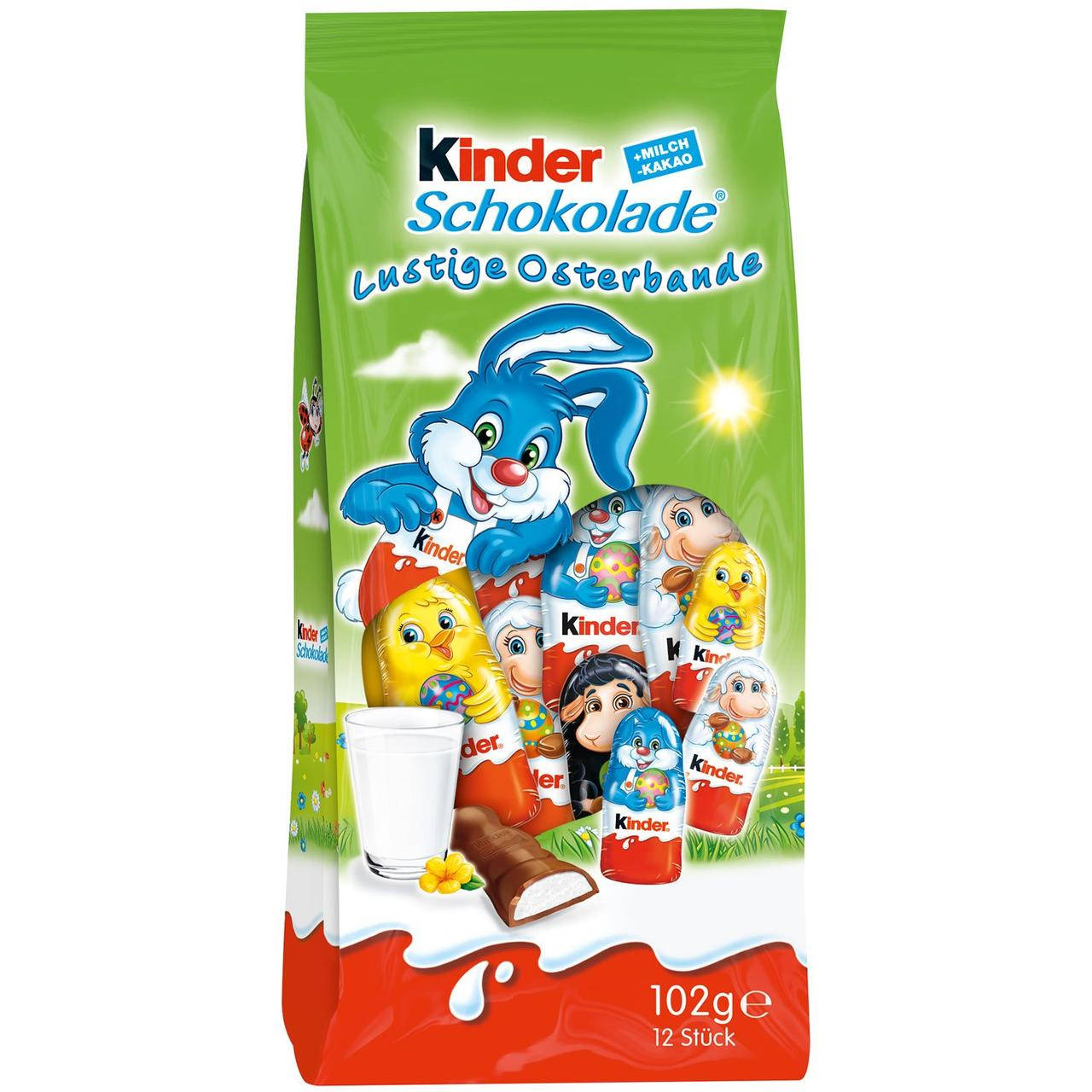 

Великодні цукерки Кіндер Kinder Schokolade Lustige Osterbande 102 г