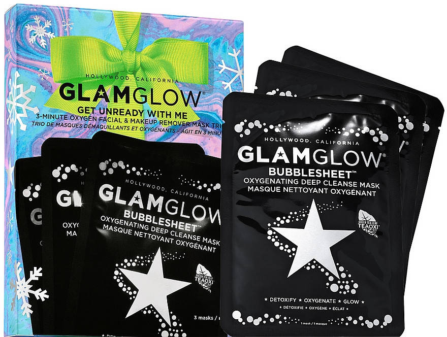 

Набор масок для лица GLAMGLOW Bubblesheet, 3 шт