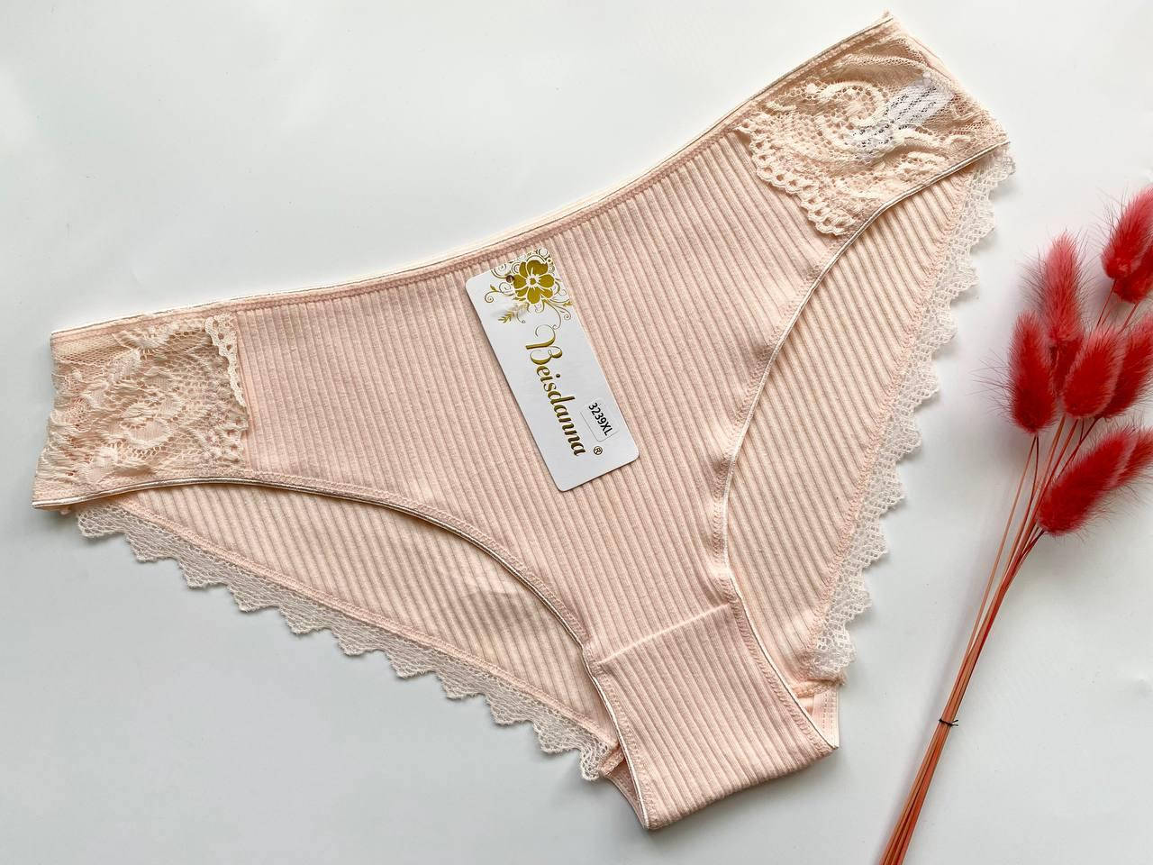 

Женские трусики Beisdanna, код 3239, Белый, Персиковый 2XL