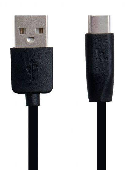 

Кабель USB Hoco X1 Rapid Charging USB Type-C Cable Black, Черный