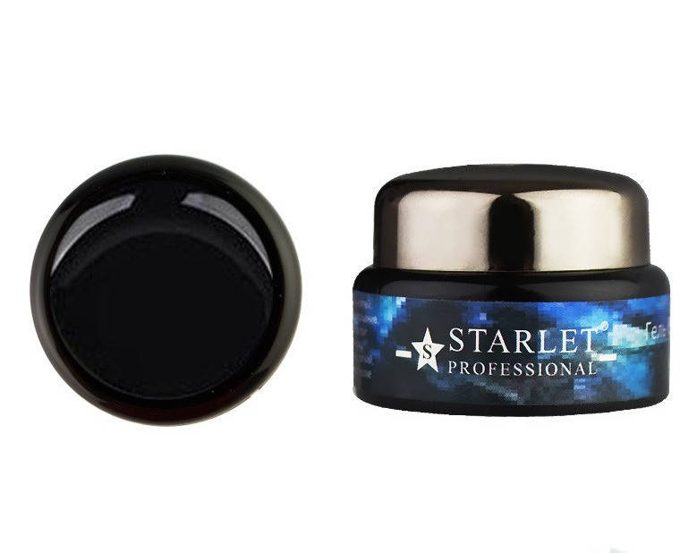 

Гель-краска паутинка Starlet Professional, 5 г, черная, №1, Черный
