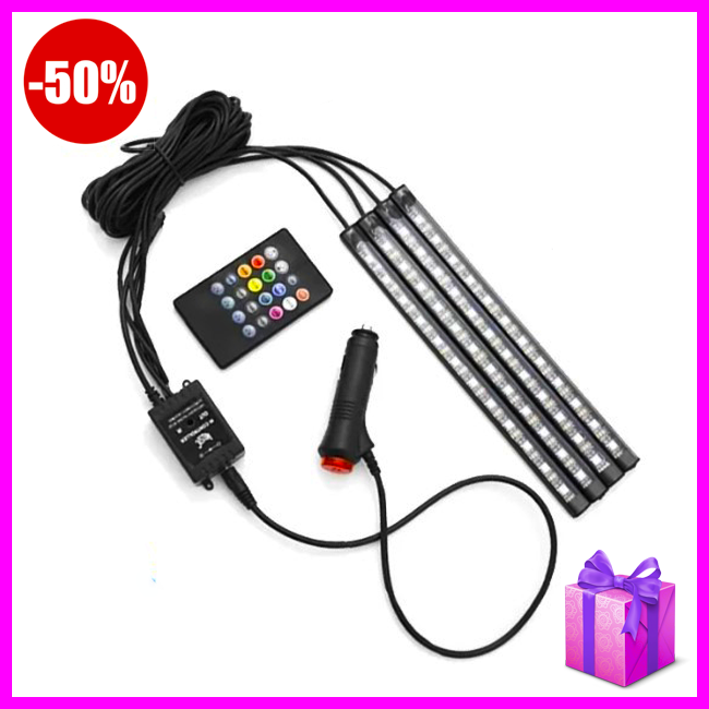 

Универсальная RGB светодиодная подсветка, автомобильная LED подсветка для салона авто