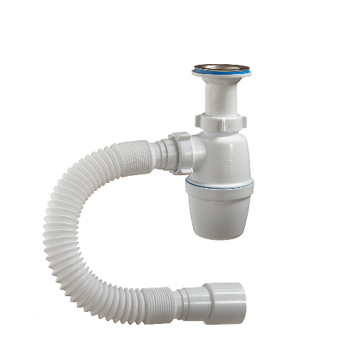 

Сифон для мойки А-40029 (1 1/2"х40/50), Белый