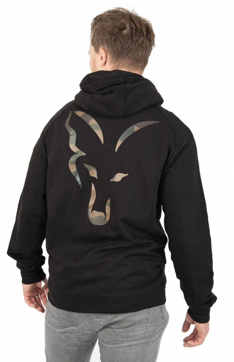 

Толстовка Fox Lightweight Black/Camo Print Zip Hoody, Черный