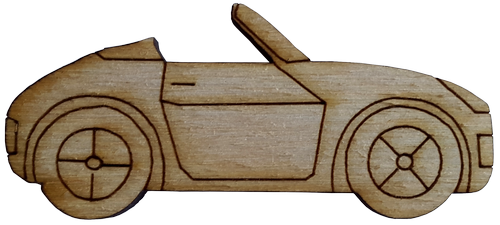 

Фигурка фанерная - Машинка спорт, кабриолет 6 см AS-4674, В-0119