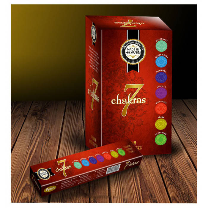 

Благовония Made In Heaven 7 Chakras Семь Чакр 15 грамм