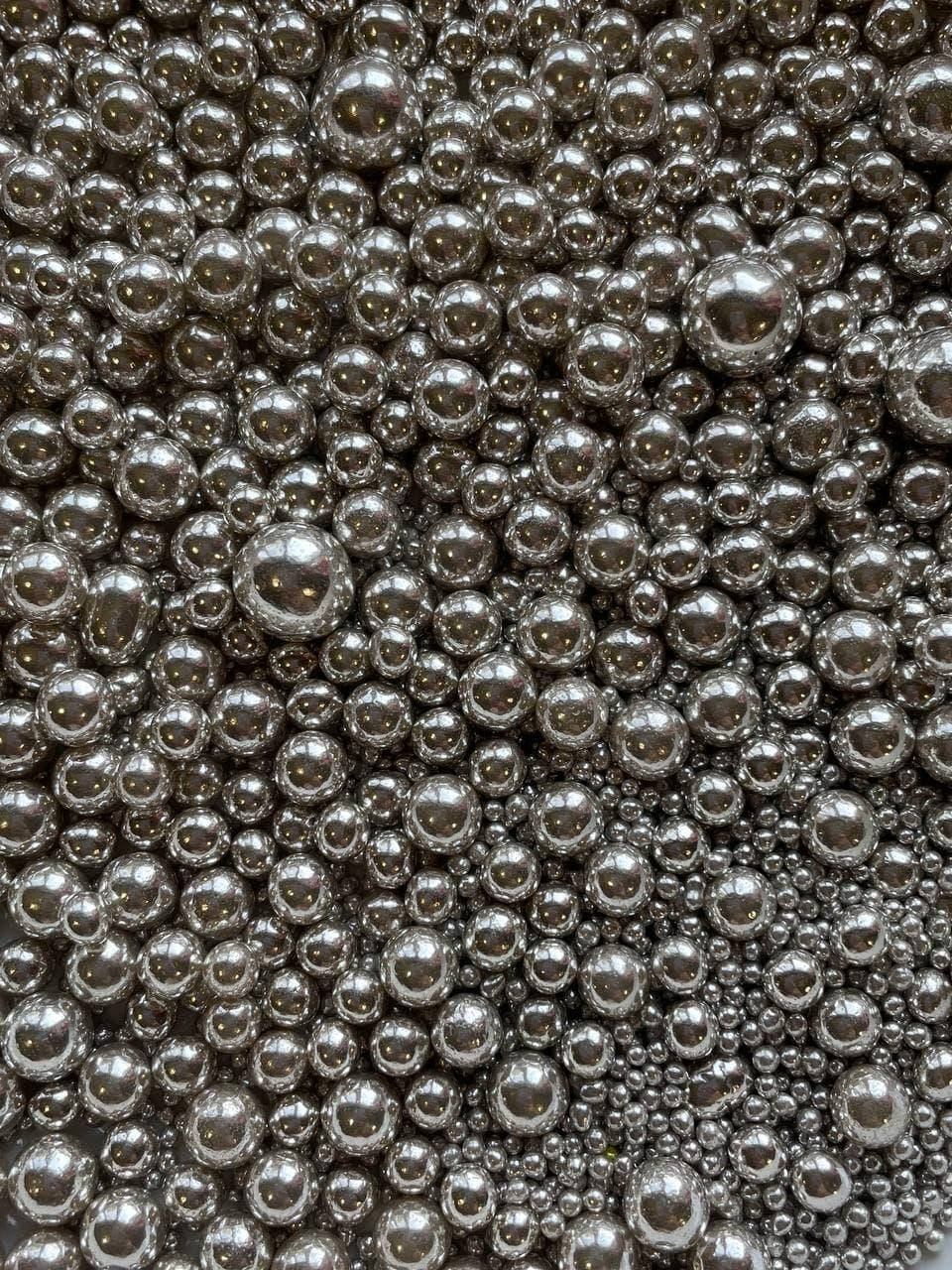 

Деор микс Зеркальные шары СЕРЕБРО 30 г, Серебристый