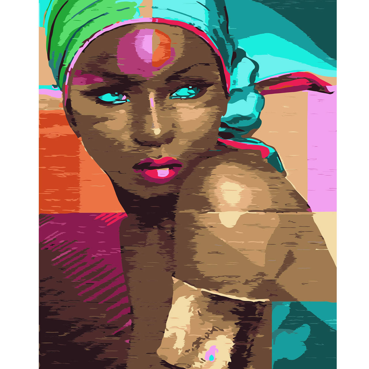 

Картины по номерам Картина по номерам Краски Африки (40х50 см) (VA-0708)