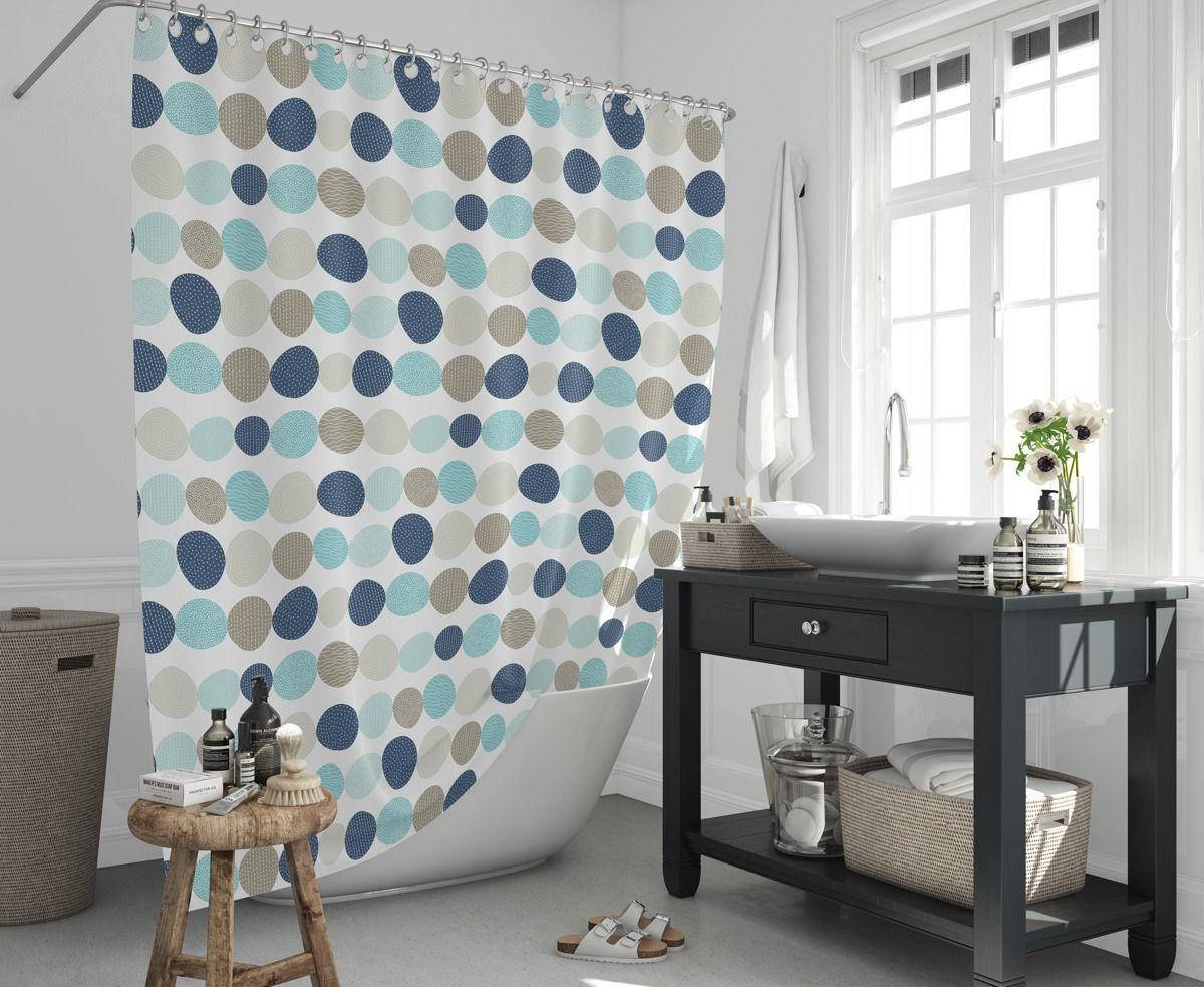 

Штора для ванной Tropik DotPoint Турция 180*200 см, Разные цвета