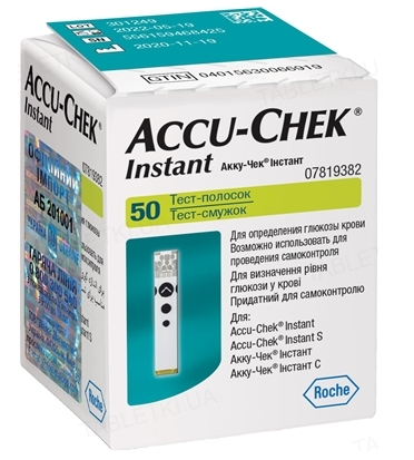 

Тест-полоски Accu-Chek Instant, 50 шт.