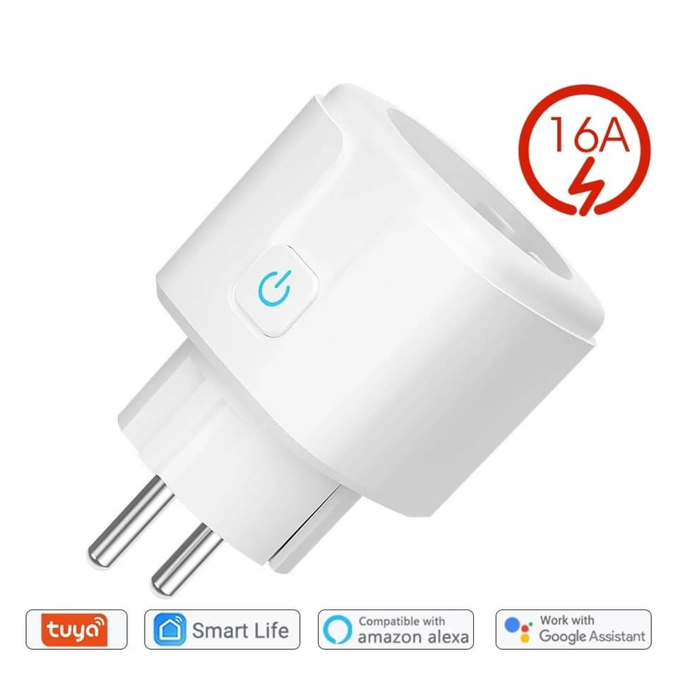

Wifi розетка Tuya Smart Life 16А, умный дом