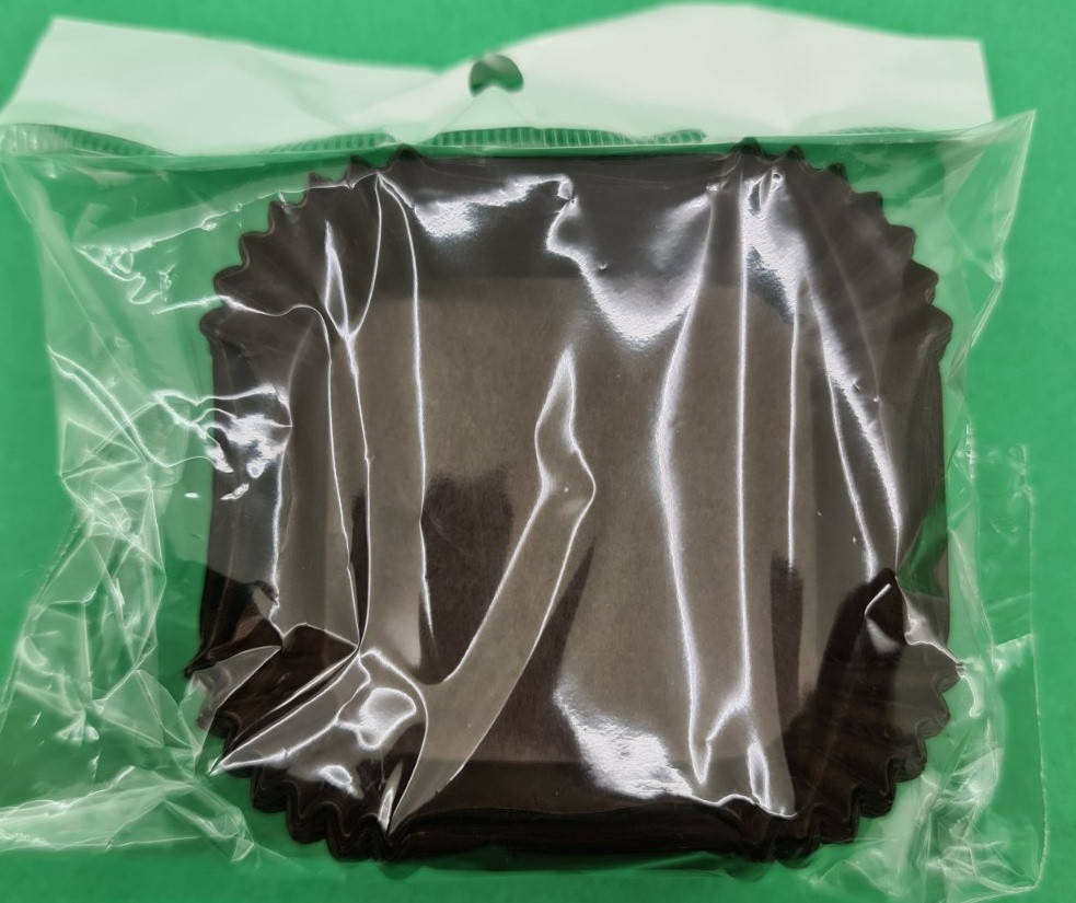 

Тартолетка для кексов"Квадратная коричневая"(58,5*58,5*21,5) (100шт)/К-58,5/ (1 уп.), Коричневый